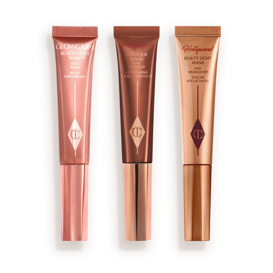 varita de luz de belleza y kit de contorno hollywood